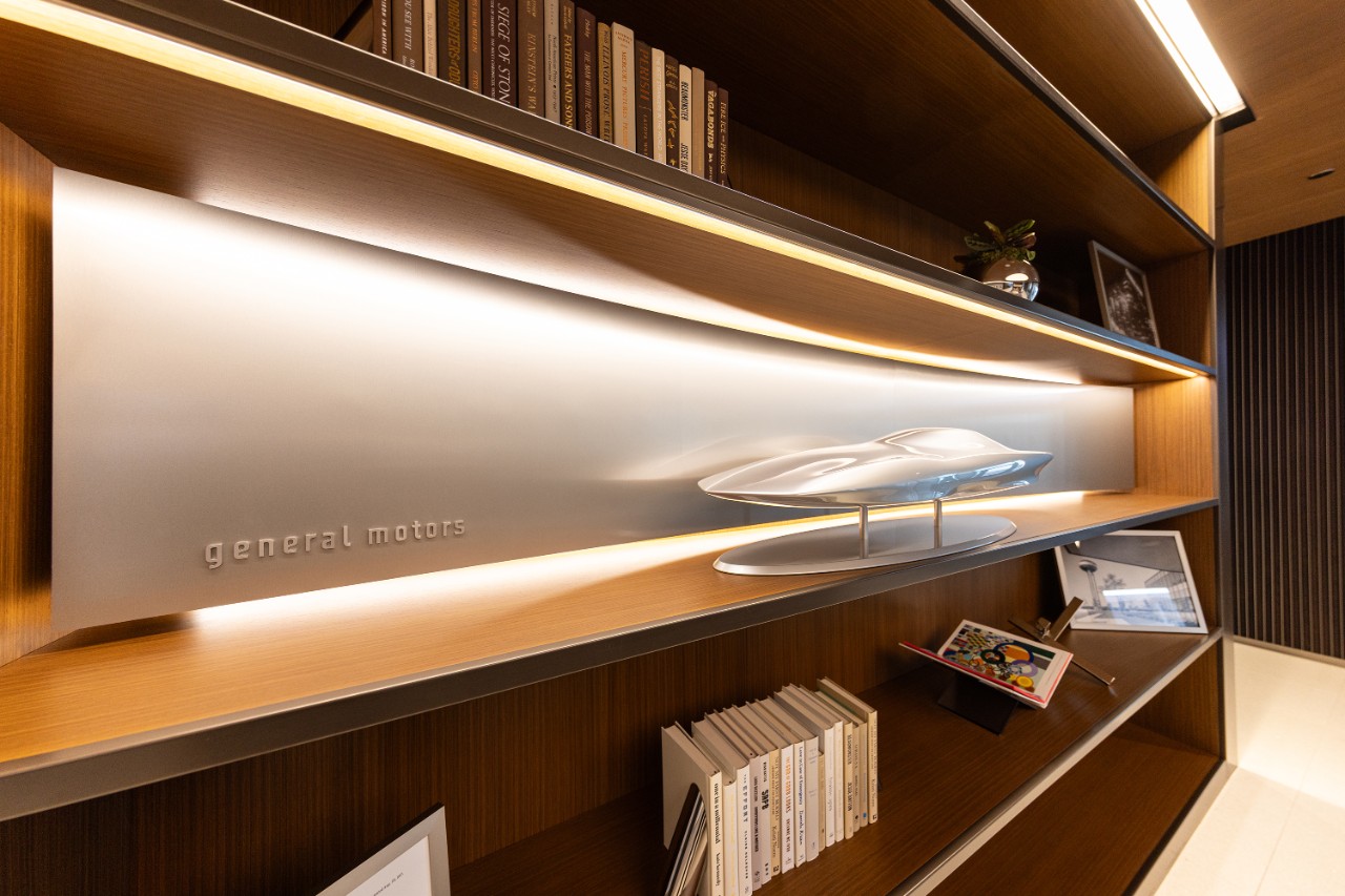 Interior view of GM global headquarters